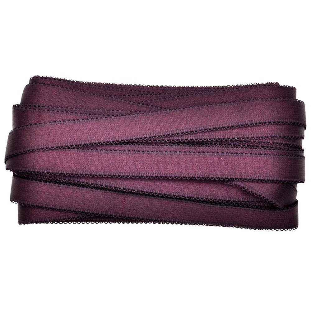 Резинка бельевая (бретелечная) блестящая 20.0 мм / 25 метров, фиолетовый