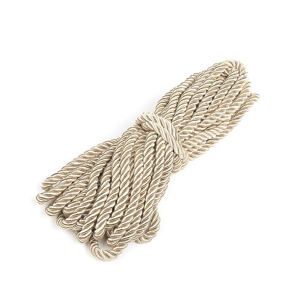 Шнур витой мебельный ⌀8.0 мм / 10 метров, арт.SHDV49, бежевый 49