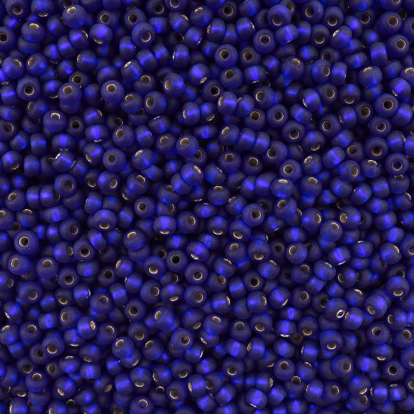 Бисер Preciosa 10/0 (2.3 мм), 500 г, прозрачный матовый с серебр. центром, круг.отв., (37100) 331-39001-10/0