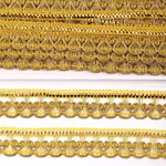 Тесьма отделочная 30 мм / 13.71 метров, TBY 10578 цв.золото