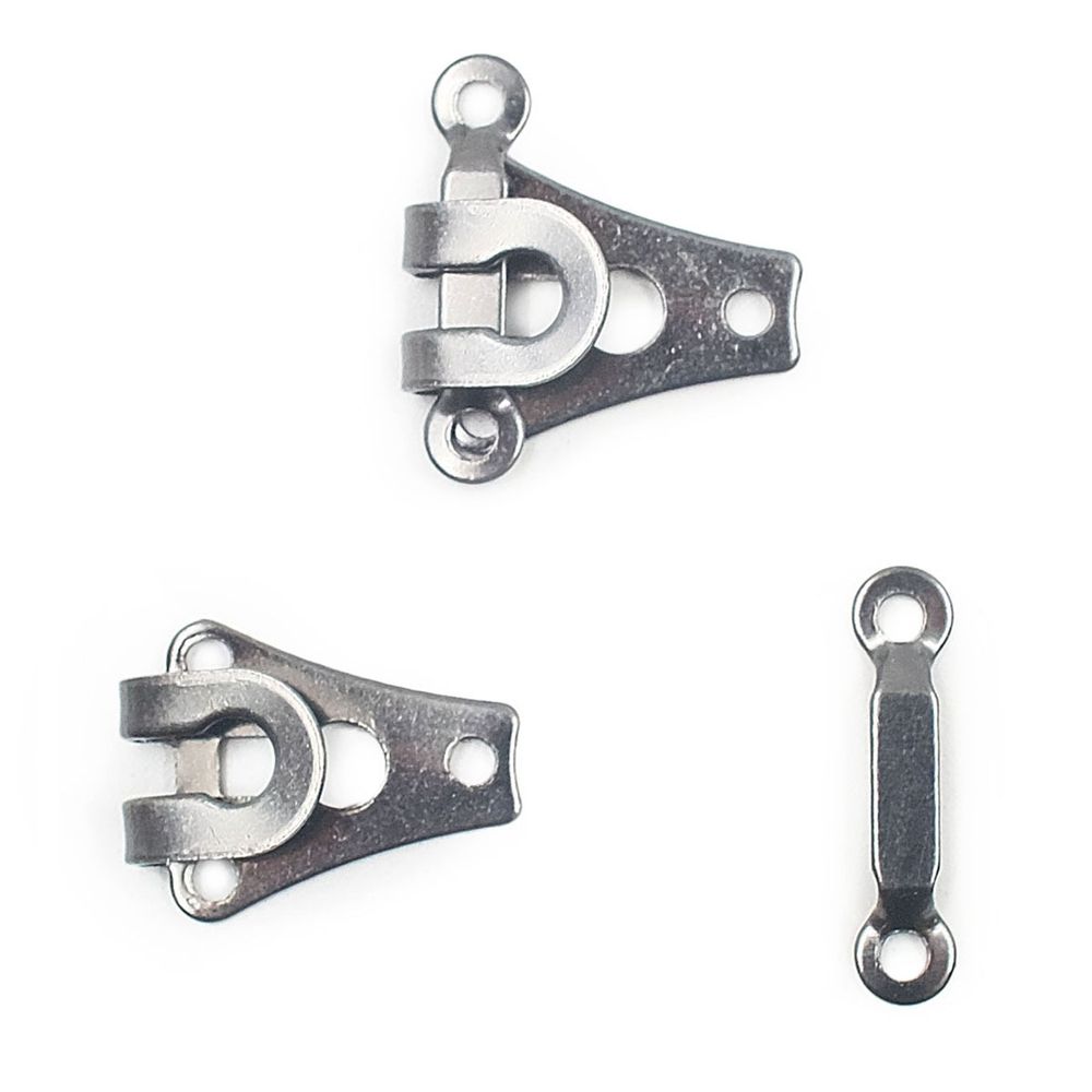 Крючки брючные (юбочные) пришивные 9 мм, с дугой, сталь черный, Prym