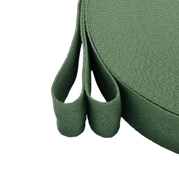 Тесьма (лента) киперная 40 мм / 50 метров, 13 г/м, 100% полиэфир, 23 хаки