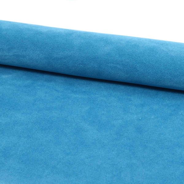 Замша искусственная двухсторонняя, 20х30см, 2 листа, 23744 гол.бирюза, 194 г/м²