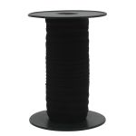 Резинка бельевая (ажурная) 10.0 мм / 50 метров, черный