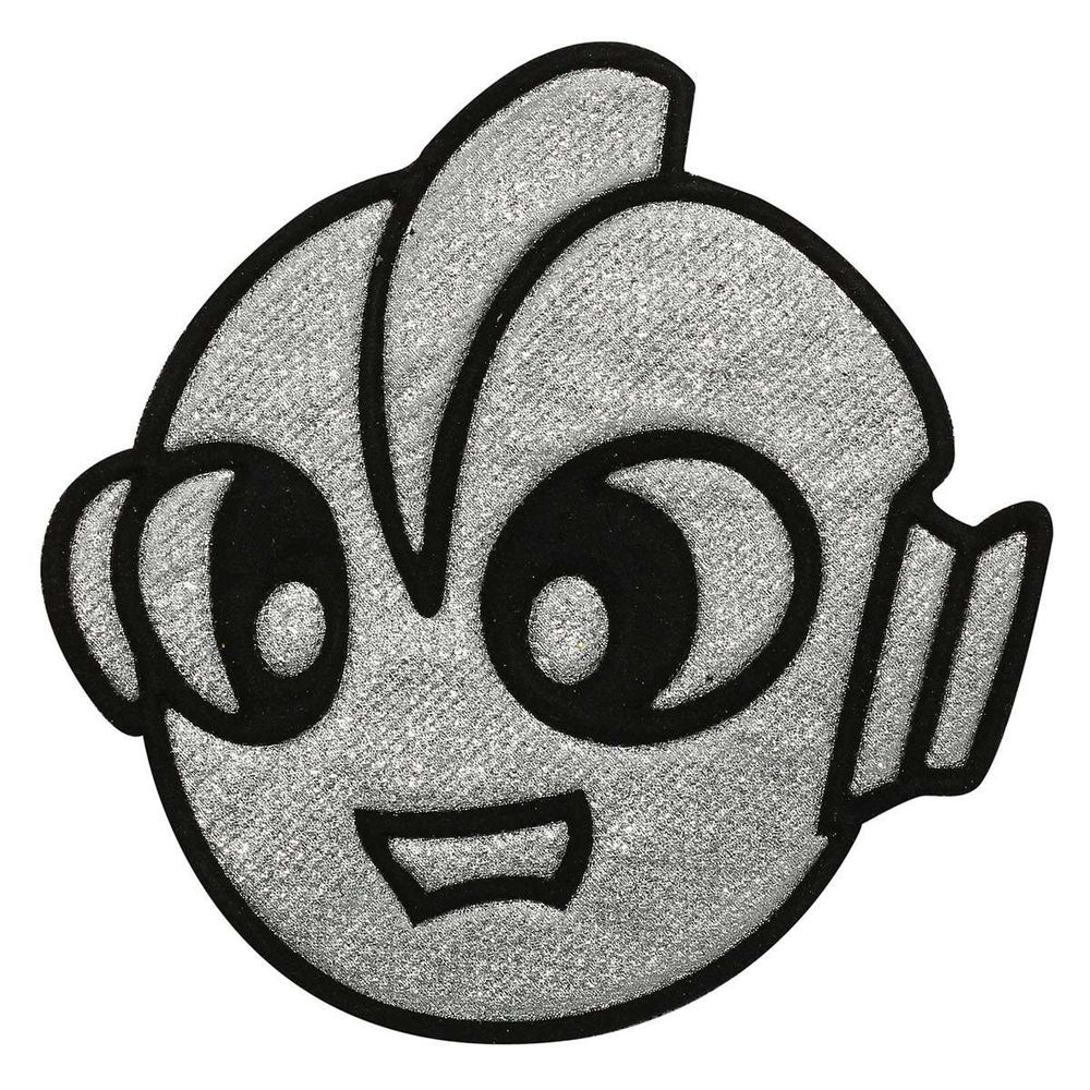 Термоаппликация под металл Пришелец серебро, 20 шт Термоаппликация под металл Пришелец серебро, 20 шт