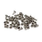 Хольнитены сумочные ⌀7 мм, h=9 мм, двухсторонние, BIG, никель, 100 шт