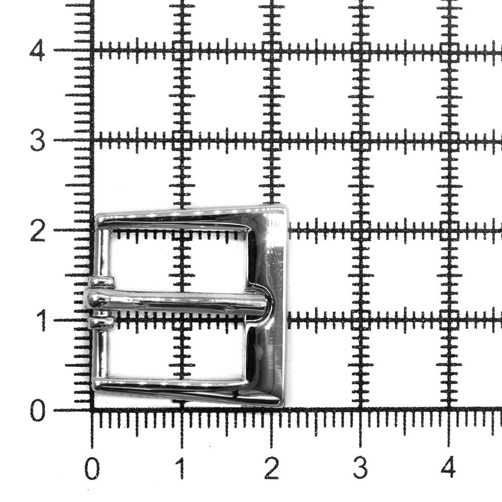 Пряжка ременная металл 16.0 мм, 10 шт, никель, BIG