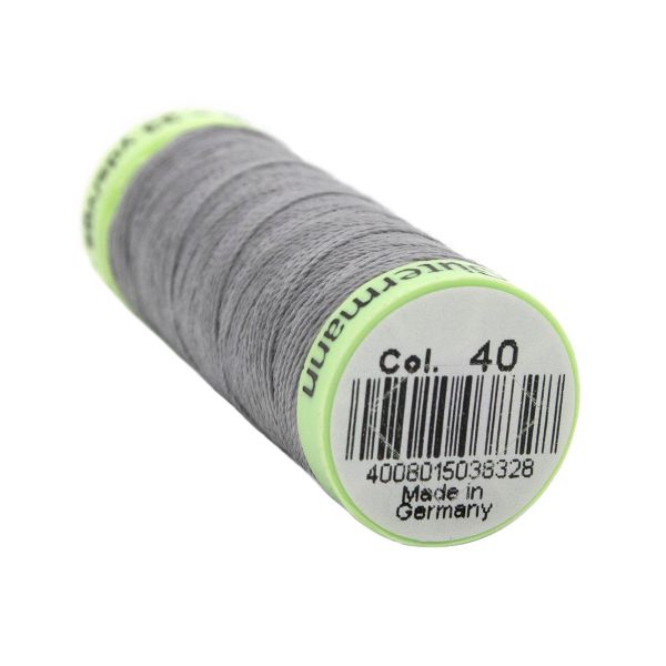 Нитки отделочные Gutermann Top Stitch, 30м, 040 пепельно-серый, 5 катушек