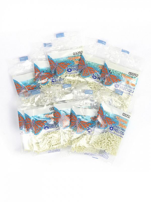 Бисер Preciosa 10/0 (2.3 мм), 50 г (10х5 г), цв. 03252