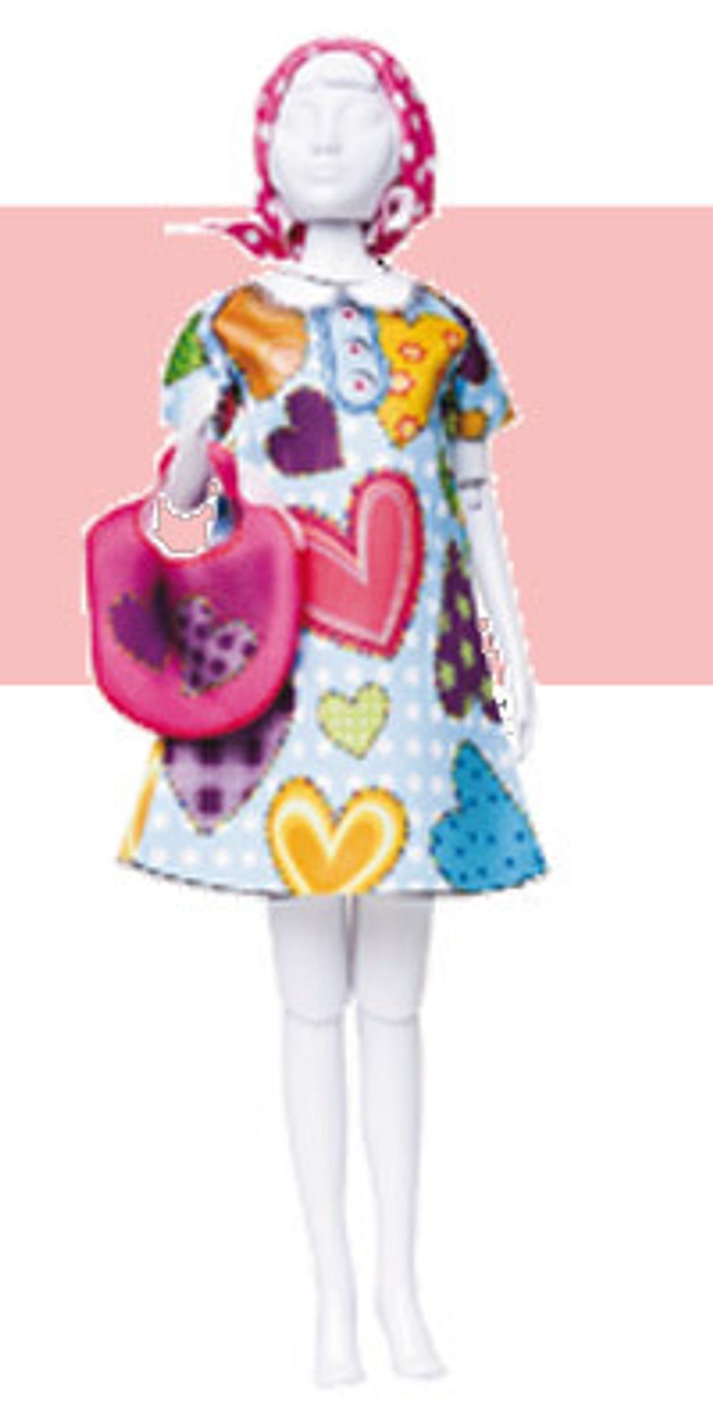 Одежда для кукол DressYourDoll, №2. Twiggy Hearts