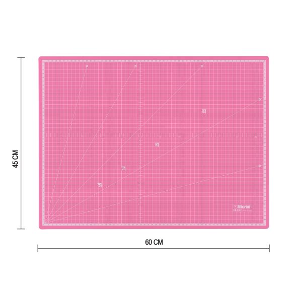 Коврик (мат) для резки двусторонний 60х45 см, (А2), п/п термоэластопласт, CET-02, Micron