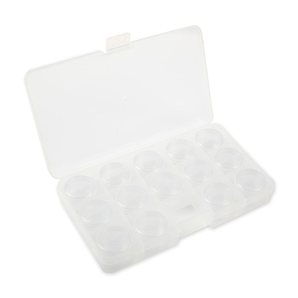 Органайзер для швейных принадлежностей 17.7x10.2x2.3 см, пластик, прозрачная, Gamma OM-042-110