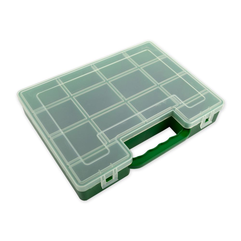 Органайзер для швейных принадлежностей 27.3х22х5 см, пластик, салатовый, Gamma OM-007