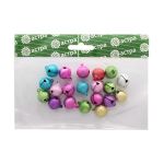 Бубенчики 16 мм, 20 шт, ассорти