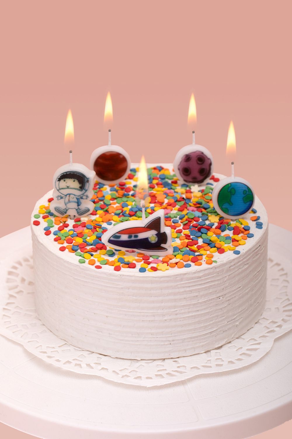 Набор свечей для торта 3.5 г, 12х5 шт, космос, Boomzee BCD-22