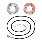 Набор для создания бижутерии (бусины стеклянные), №02 синий/красный, Zlatka, GWN