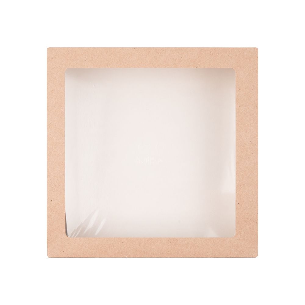 Коробка универсальная с окном 20х20х4.5 см, 5 шт, S-Chief BFC-037