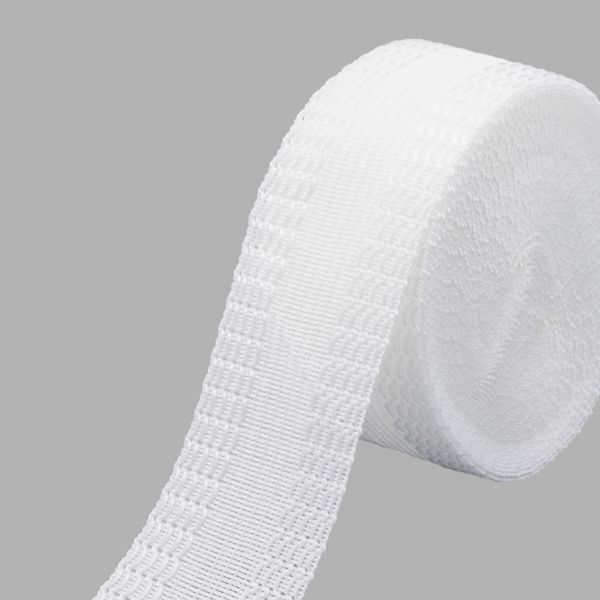 Кромка брючная клеевая тканая 25 мм / 5 метров, белый, 7210-9038