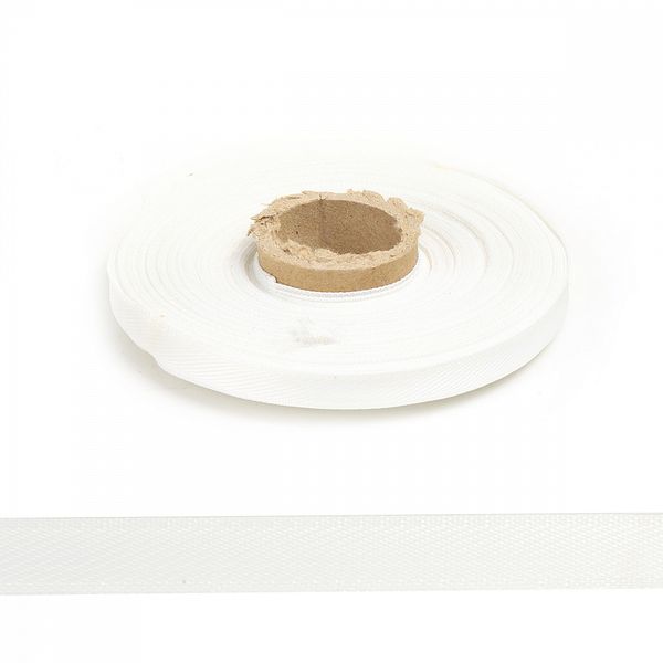 Лента для вешалок 8 мм / 25 метров, 01 белый