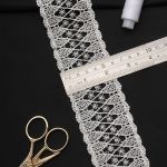 Кружево гипюр (плетёное) 50 мм / 13.7 метров, белый, 3AR1425