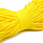 Шнур плетеный ⌀4.0 мм / 200 метров, 006 желтый