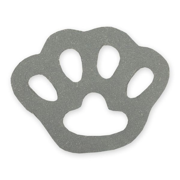 Термоаппликация светоотражающая №5, 10 шт, Лапка 3.2х2.6 см, Blitz