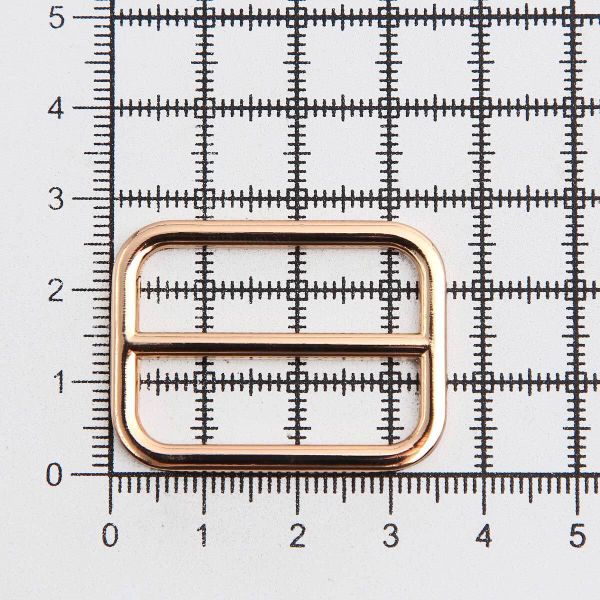 Рамка регулировочная металл литая 30 мм /36х27 мм, ⌀3 мм/, золото цв.02, 4 шт