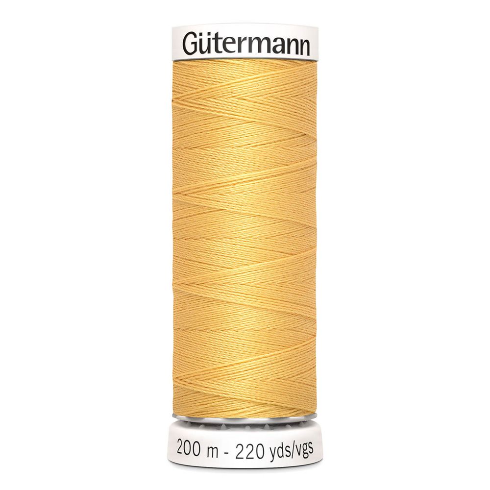 Нитки универсальные Gutermann Sew-all, 200м, 415 желтая охра, 5 катушек