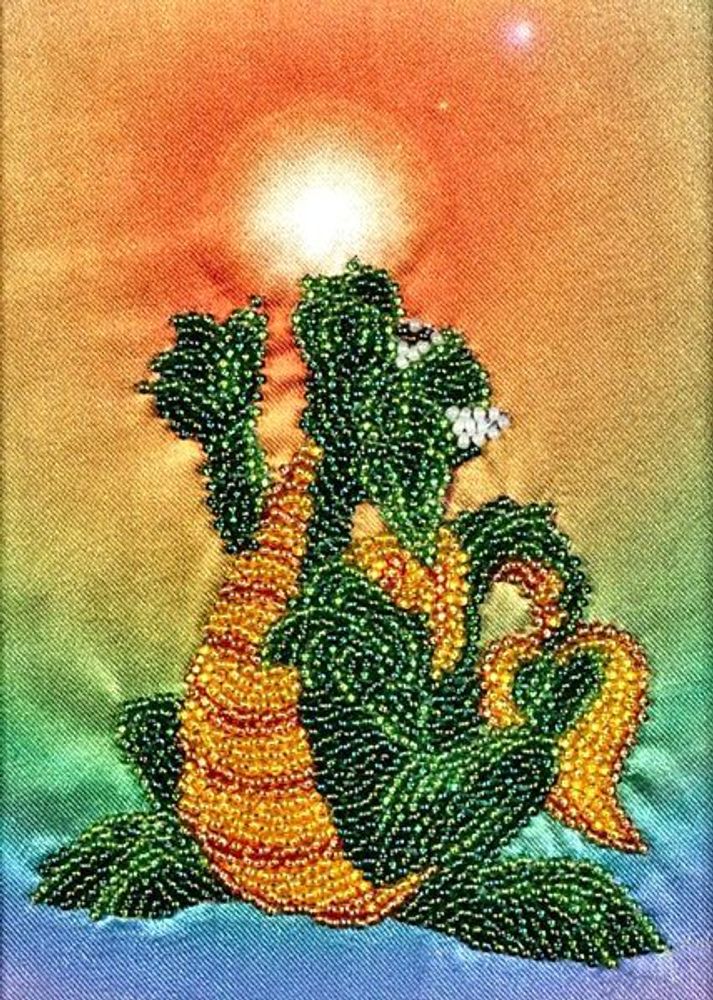 Рисунок для вышивания Alisena, Дракончик с солнышком