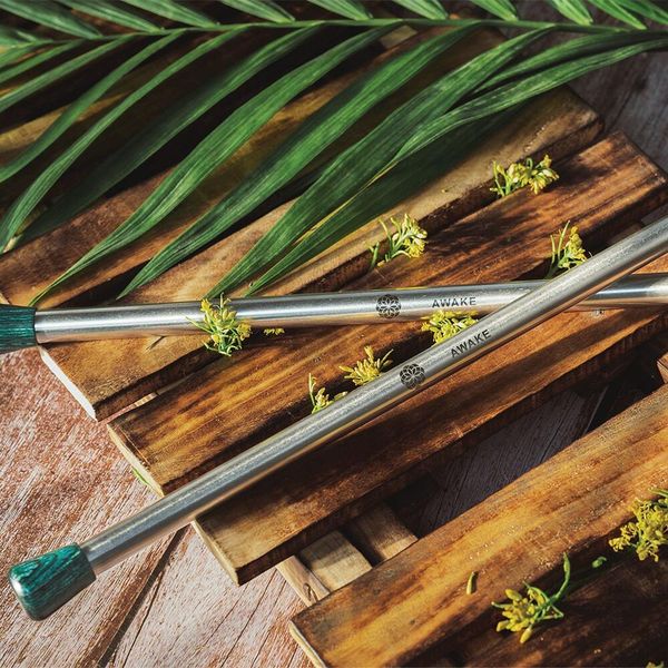 Спицы прямые Knit Pro Mindful 9 мм / 25 см, нержавеющая сталь, серебристый, 2 шт, 36207