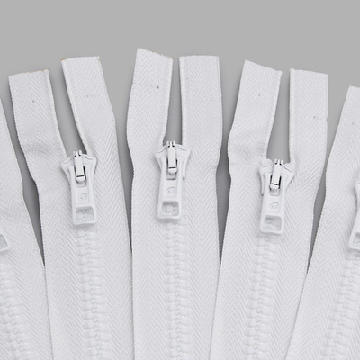 Молния трактор Arta Т6 (6 мм) 1 зам., разъем., 90 см, цв. 001 белый, уп.5 шт