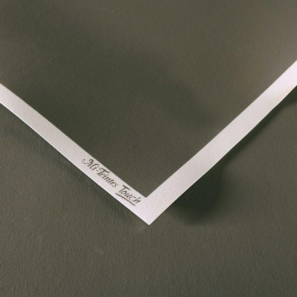 Бумага для пастели Mi-Teintes Touch 350 г/м², 50х65 см, 10 л, №345 Серый темный, Canson, C200005410