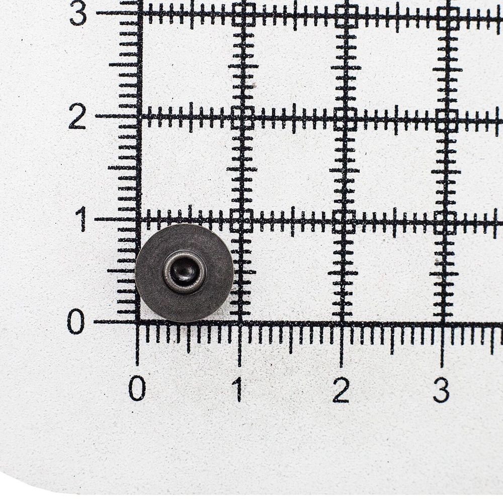 Хольнитены ⌀9 мм, |БЕЗ ГВОЗДЯ|, BIG, т.серебро, 100 шт