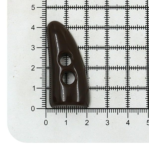 Пуговицы 2 прокола (3.02-541-46) (т.коричневый), Б28, 20 шт