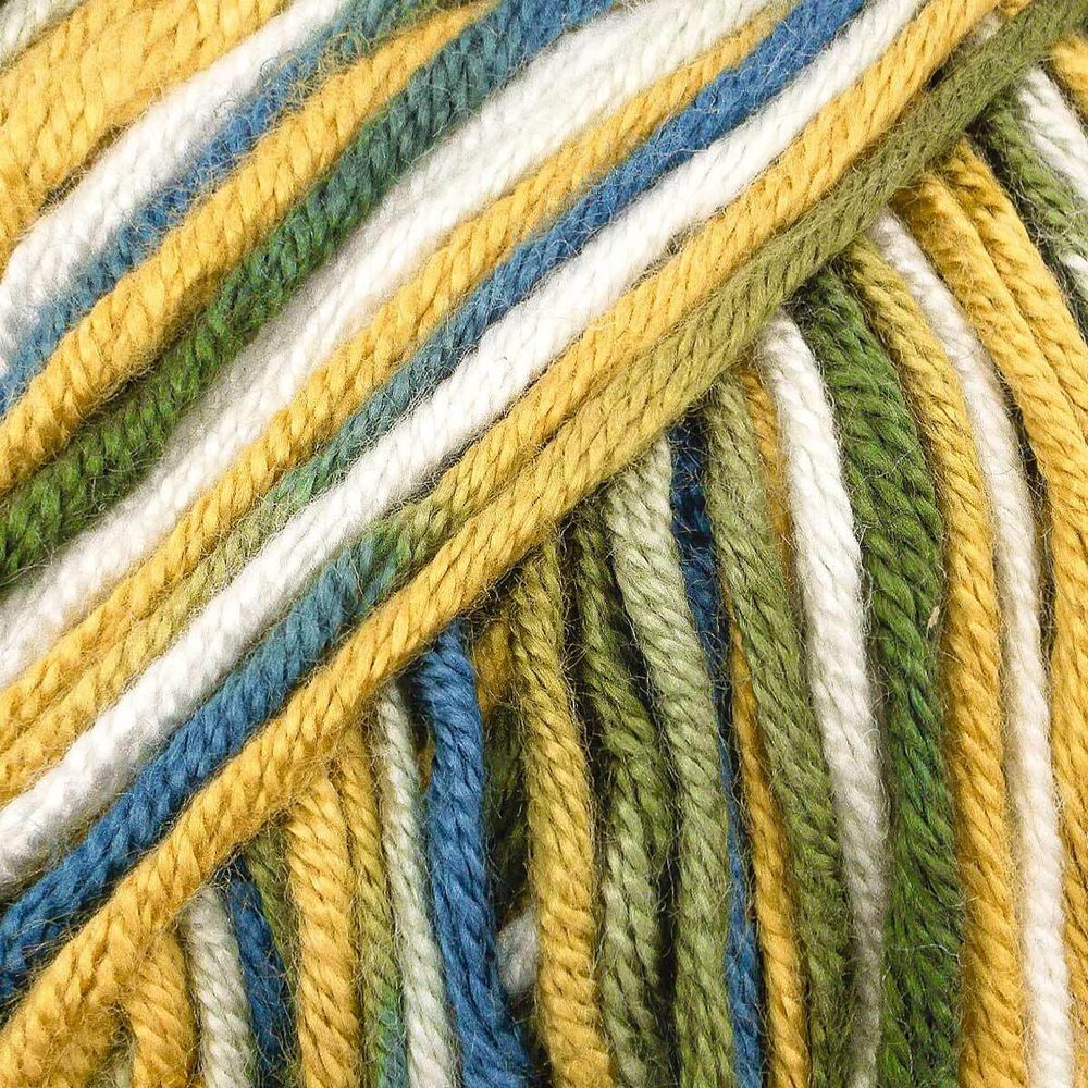 Пряжа Люблю вязать Карамель / уп.6 мот. по 50 г, 150 м, 03 секционный