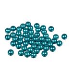 Бусины пластик ⌀10 мм, 50±2 шт, №13 синий, Zlatka PB-3