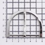 Пряжка ременная металл 50 мм металл, серебро (никель), MB-185