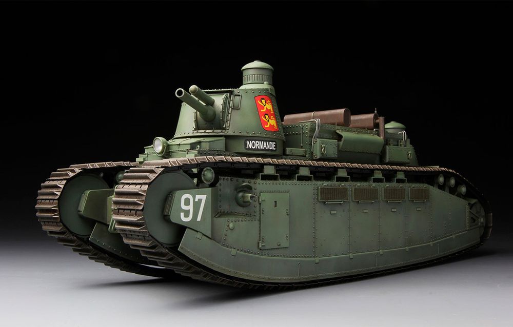 Модель сборная: танк, SUPER HEAVY TANK CHAR 2C 1/35, Meng TS-009