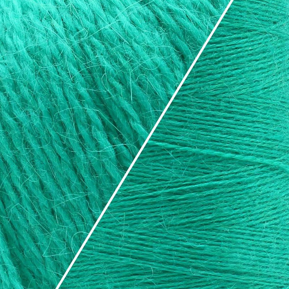 Пряжа Astra Premium (Астра Премиум) Пух норки / уп.1 мот. по 50 г, 290 м, 075 зеленая бирюза