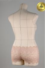 Кружево бельевое эластичное 220 мм / 10 м, цв.168 серебристый пион, Kruzhevo