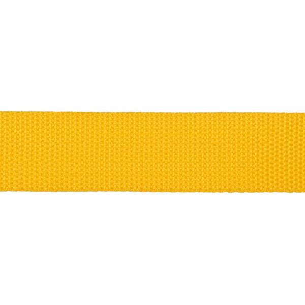 Стропа (ременная лента) 30 мм / 5х2.5 метра, толщ. 1.17 мм, [15.7 г/пог.м], 100% п/п, желтый, Gamma ЭФ17с2