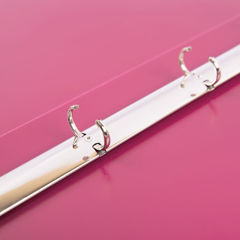 Папка на 4 О-кольцах A4 700 мкм 25 мм, 1 шт, d-17 мм, брусника EC211420070, Expert Complete