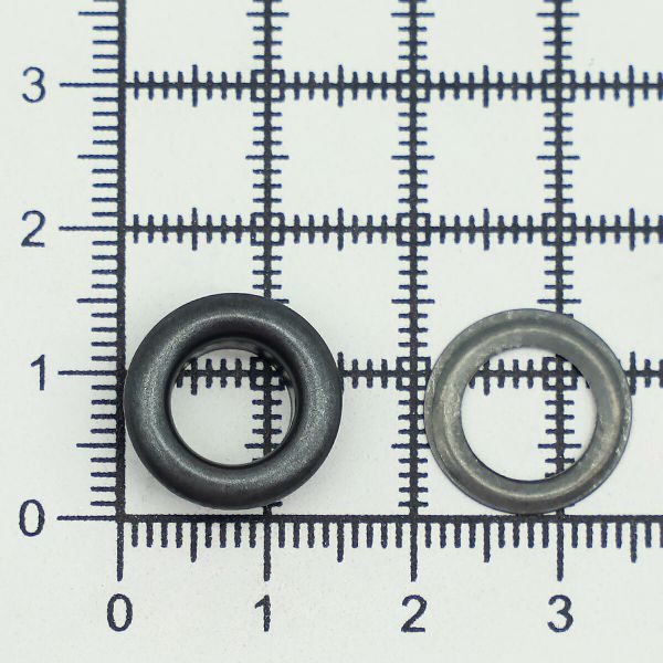 Люверсы металл ⌀_8.0 мм (внутр.), черный, 100 шт, BIG