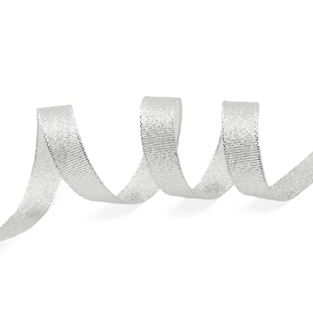 Лента металлизированная 12.0 мм, 32,9м 0080-1200 (серебро)