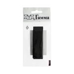 Лента контактная липучка фасовка (велкро) пришивная 25 мм / 5 шт по 25 см, черный, Gamma LG-25, ПАРА (крючок+петля), качество "B"