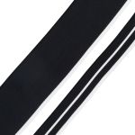 Воротник трикотажный с манжетами (комплект): воротник 7х40 см, 2 подвяза на рукава 3х40 см, 100% полиэстер, черный с белым, CL-054