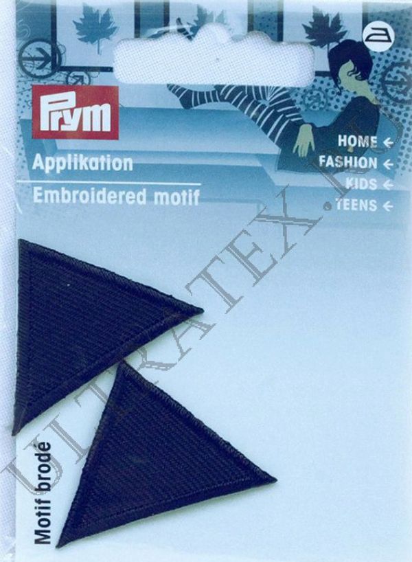 Термоаппликация Треугольник, 2 шт, темно-синий, Prym 925279