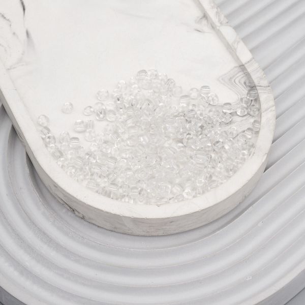 Бисер Astra&Craft 6/0 (4.1 мм), 150 г (10х15 г), цв. 1 белый/прозрачный