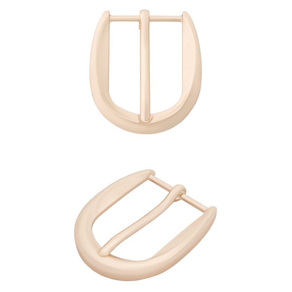 Пряжка ременная металл 25.0 мм (внешн. 38х43 мм), 1 шт, золото, MB-2205