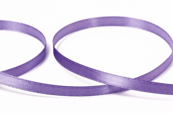 Лента атласная 1-сторонняя 6.0 мм / 33±2 метра, 082 фиолетовый, Gamma